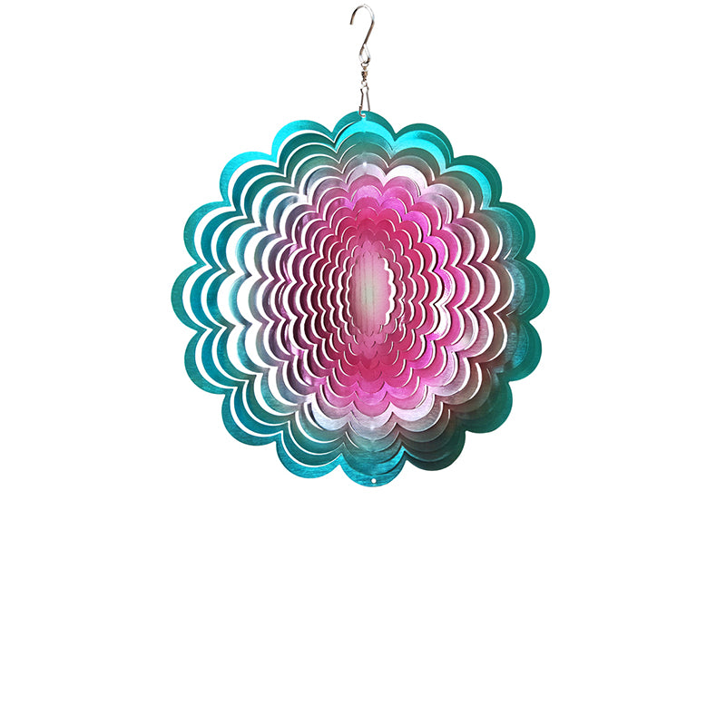 FONMY Wind Spinner Blue-Pink Sunflower