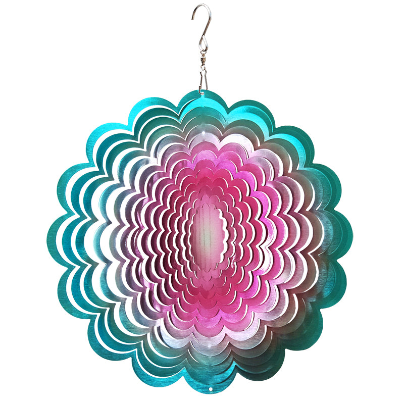 FONMY Wind Spinner Blue-Pink Sunflower