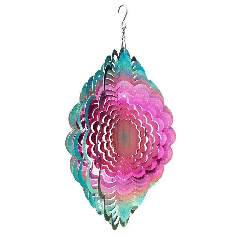 FONMY Wind Spinner Blue-Pink Sunflower