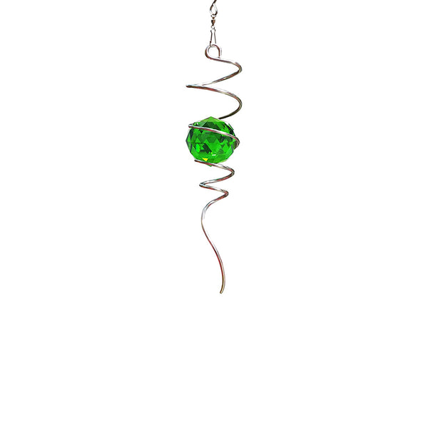 FONMY Gazing Ball Spiral Tail-Green