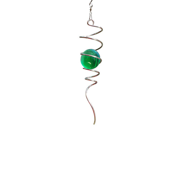 FONMY Gazing Ball Spiral Tail-Green