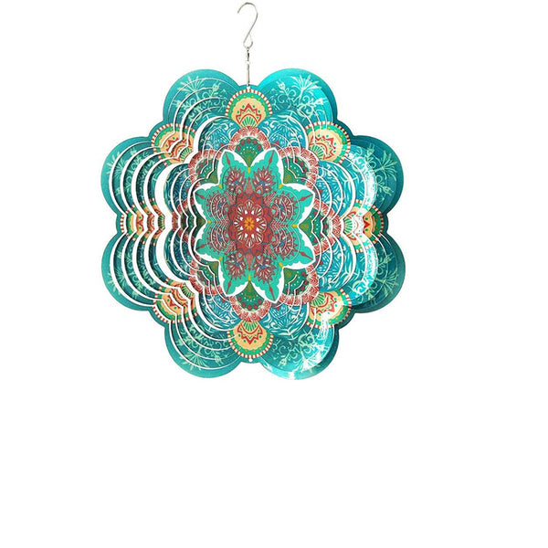 FONMY  Color Mandala Flower Wind Spinners