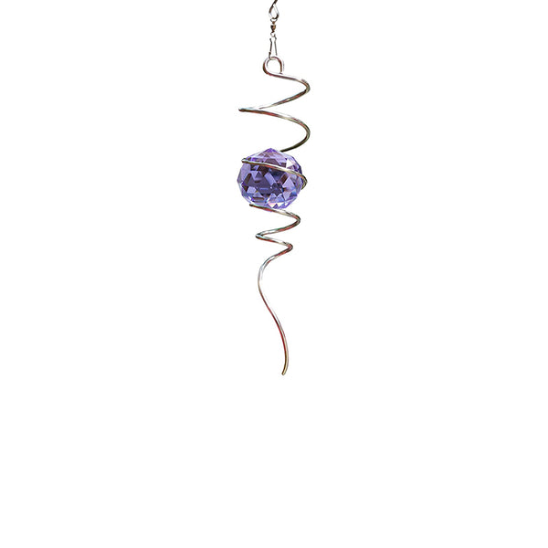 FONMY Gazing Ball Spiral Tail-Purple