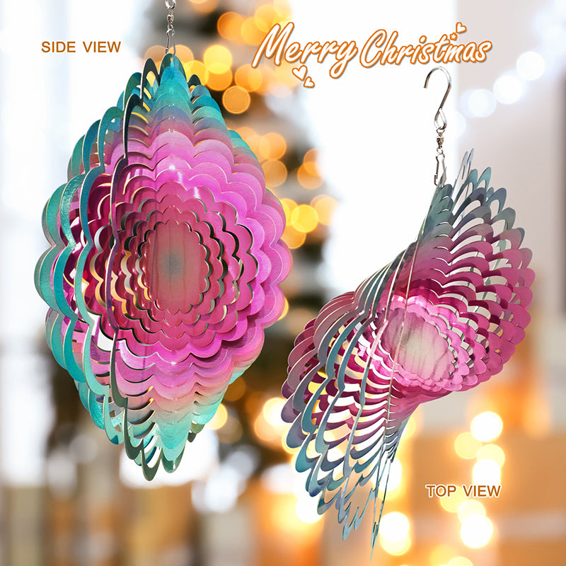 FONMY Wind Spinner Blue-Pink Sunflower