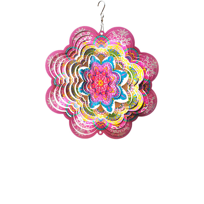 FONMY Pink Mandala Wind Spinners 6''