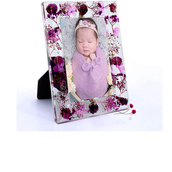 FONMY 3x5  Purple Flower Acrylic Frame