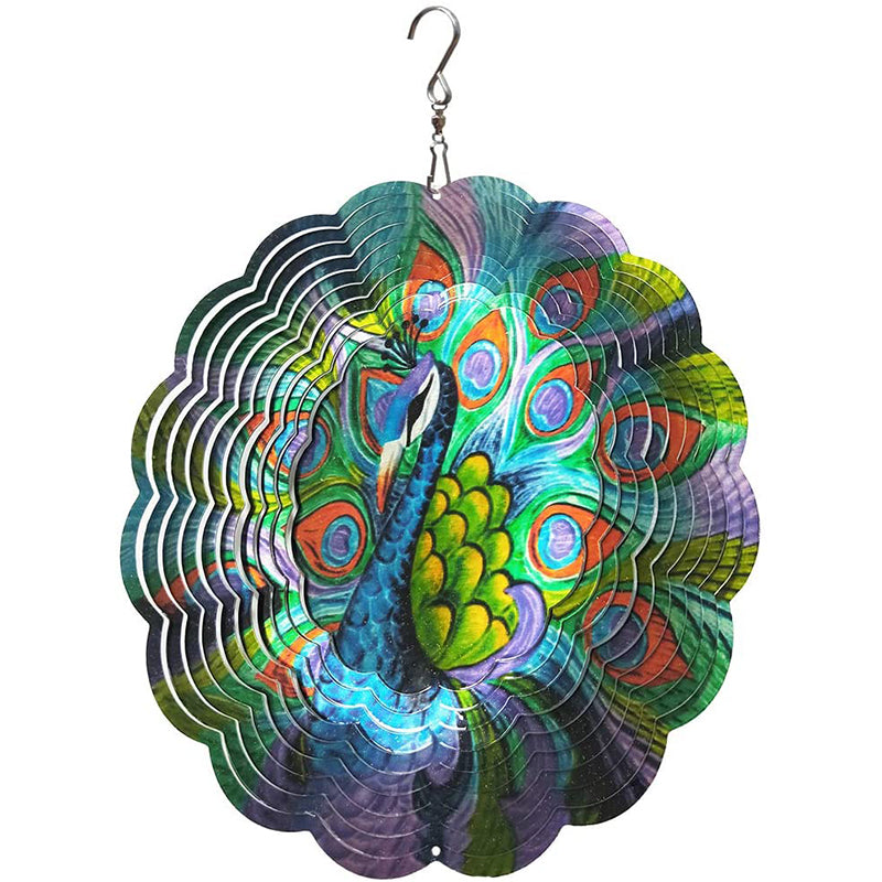 FONMY Wind Spinner Peacock-12inch Stainless Steel