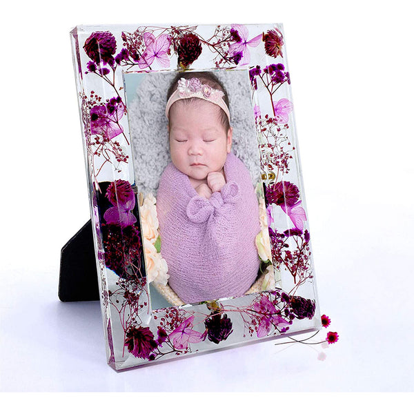 FONMY 3x5  Purple Flower Acrylic Frame